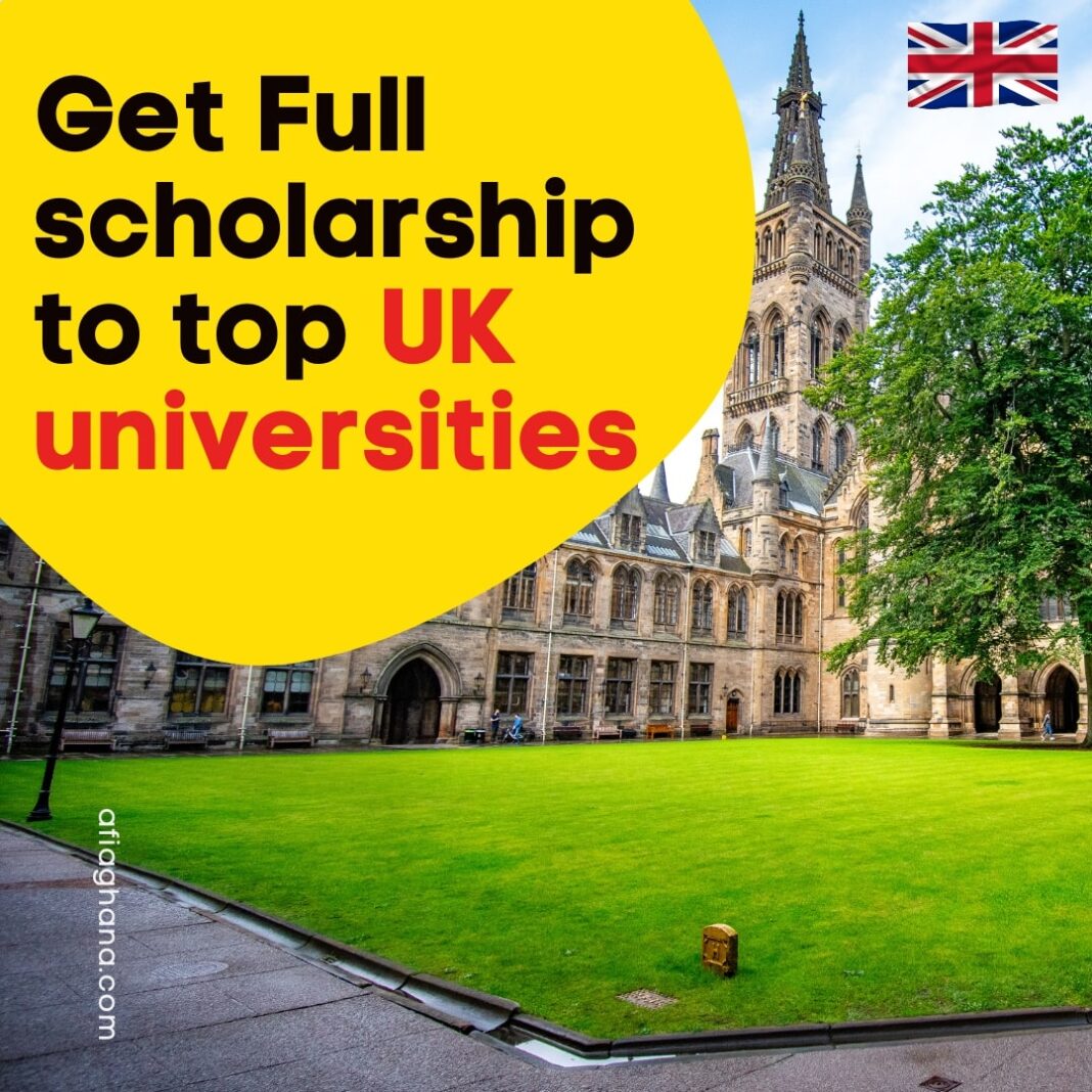 How to get a full scholarship to top UK universities
